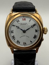 1931 Rotherhams Ashford & Davis 9ct Gold Vintage Antique Wristwatch picture