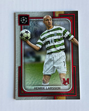 Topps 2023-24 Museum Collection UCL Henrik Larsson Celtic FC #49 Ruby /25 picture