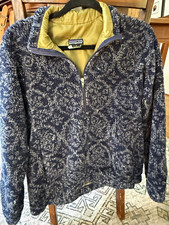 Vintage Patagonia Classic Navy x Old Gold Kimono Style #28110 F 97 picture