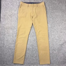 J Crew Pants Mens 32x32 Khaki 484 Slim Fit Midweight Tech Chino Stretch Outdoor picture
