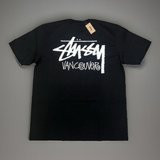 Stussy Stock Vancouver Tee - Medium - Black - New With Tags picture