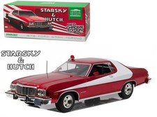 1976 FORD GRAN TORINO STARSKY AND HUTCH RED CHROME EDITION 1/18 GREENLIGHT 19023 picture