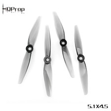 HQProp 2Pairs 5.1X4.5 Grey 2-Blades PC Props 5mm Shaft FPV Freestyle Long Range picture