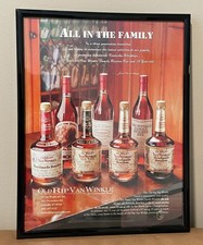 1999 Old Rip & Pappy Van Winkle Bourbon Whiskey original framed distillery Ad picture