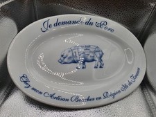 Williams-Sonoma platter Je demande du Porc lot of 4 set picture