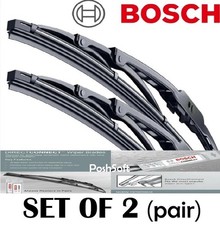 BOSCH DC WIPER BLADES 24 / 20 -Front Left+Right- (SET OF 2) PAIR, Brand New OEM picture