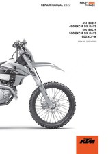 KTM Service Workshop Shop Manual Book 2022 500 EXC‑F US. picture