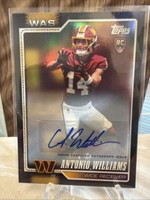 2025 TOPPS ANTONIO WILLIAMS RC AUTO WASHINGTON COMMANDERS #328 06/10 picture