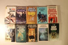 Lot of 10 Vintage Mystery Novels picture