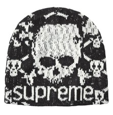 Supreme Vanson Leathers Skull Beanie Black Supreme Fall Winter 2026 picture