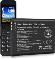 2600mAh HE402 Battery for Nokia 2780 Flip AT T Flex 2026 Upgrade High Capacity picture
