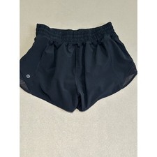 Lululemon Hotty Hot Low-Rise Lined Shorts 2.5 Black Running Athletic Shorts picture