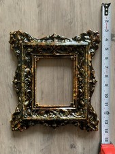 RARE Antique 19th Century Bennington Pottery Flint Enamel Picture Frame picture