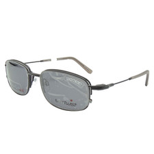Easytwist M CT 131 Black 90W Eyeglass Frames Polarized Clip On 54 19 140 picture