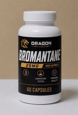Dragon Labs Bromantane 25mg Capsules 60 Count Dietary Supplement picture