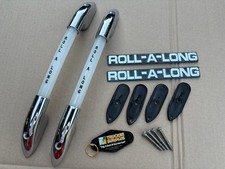 92-96 Ford OBS F-Series Roll-a-Long Illuminating Grab Handles and Badges (PAIR) picture