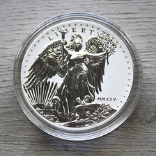 2025 SAINT-GAUDENS WINGED LIBERTY ULTRA HIGH RELIEF REVERSE PROOF BU QUALITY COA picture