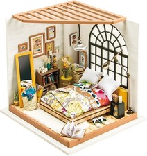 Rolife DIY Miniature House Alice's Dreamy Bedroom w LED Light NEW AND SEALED picture