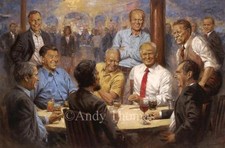 The Republican Club; US Presidents Canvas Giclee AP; Andy Thomas, 20x30 picture
