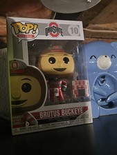 Funko Pop College: OSU -  Brutus Buckeye (#10) Vaulted/Retired BB-00 Dmg Box picture