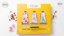 3pc Floral Hand Cream Gift Set (75ml x 3). Features Rose, Peony, Cherry picture