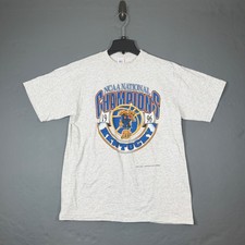Logo 7 University Of Kentucky NCAA 1996 Final Tour VTG T Shirt Sz Xl Gray. picture