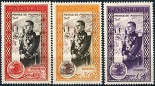 Monaco 1950 Prince Rainier MLH (SC# 247-249) picture
