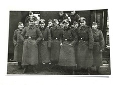 WW2 WWII Original German Photo Of Soldiers Inscription on Back picture