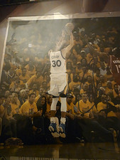 Stephen Curry Signed Autographed Photo Shooting Over James Harden Authenticated picture