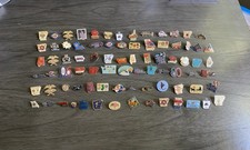 Lapel Hat Pin Lot VFW Veteran Foreign Wars Junk Drawer Vintage PinBack Resell picture