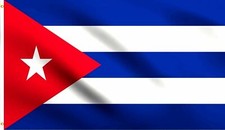 3X5 Cuba Cuban 100D SPUN POLYESTER Flag Banner Bandera Cubana Indoor Outdoor picture