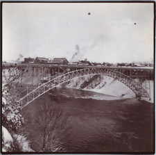 Russia, Volgograd (Tsaritsyn), Bridge, Vintage Print, 1898 Vintage Print Print Print picture