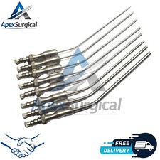 Frazier Suction Tube 6,7,8,9,10,11,12,15 Surgical Diagnostic Instrument Set of 8 picture