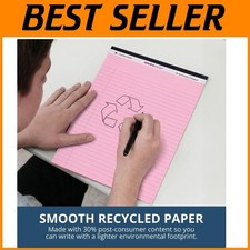 Enviroshades Pink Legal Pads, 12 Pack, Perforated Sheets picture