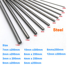 Silver Steel Ground Shaft Rod 2mm 3mm 4mm 5mm 6mm 7mm 8mm 9mm 10mm 12mm Round picture