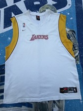 VTG Nike Team Los Angeles Lakers Warm Up Shooting Jersey Large Blank Kobe Era picture