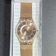 Swatch Skin “Hello Darling” SFP115M Retro Vintage Women's Wristwatch picture