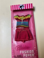 Vintage 2006 Mattel Barbie  “Fashion Fever Fashions- Rainbow Top” #K8464 *NIP* picture