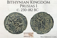 Prusias I | Bithynia c.230-182 BC | Apollo Athena-Nike | NGC Ch XF picture