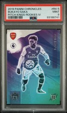 BUKAYO SAKA PSA 9 2019 PANINI CHRONICLES PITCH KINGS ROOKIES IV RC picture