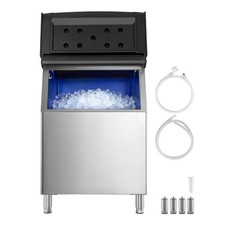 Uimoso Commercial Ice Maker Storage Bin 500lbs Capacity Stainless Steel Ice Bin picture