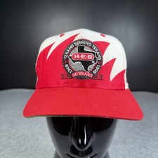 Vintage 1995 H-E-B Logo Athletic Sharktooth Texas SnapBack Hat 90s RARE picture