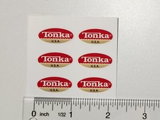 Mini Tonka Logo Sticker 1970 To 1973 For Mini Tonka Truck, Jeep, 1 Inch Size picture