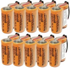 10Pcs for Mitsubishi MR-BAT6V1 2CR17335A WK17 6V 1650mAh Lithium Battery w/ Plug picture