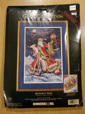 Vintage Dimensions Gold Collection Cross Stitch Kit - Midnight Ride PLS READ picture