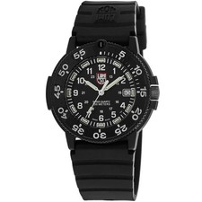 New Luminox Navy Seal Black Dial Rubber Strap Men's Watch XS.3001.F picture