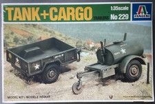 Italeri 229 Tank and Cargo Trailers 1:35 Scale Model Kit 1/35 picture