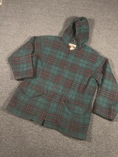 VTG Woolrich Jacket Men Medium Mackinaw Wool Tartan Plaid Chore Hunting USA Made picture