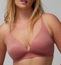 Soma Enbliss Luxe Plunge Bralette Size XXL Dusty Rose picture