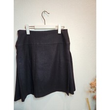 Chanel 06A Black Wool Cashmere Silk Lined Skirt Size 38 Made in Italy picture